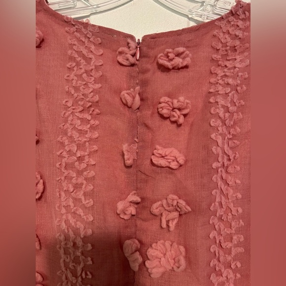 Andree By Unit Embellished Textured Womens Dress Size Large‎ Pink - Picture 5 of 11